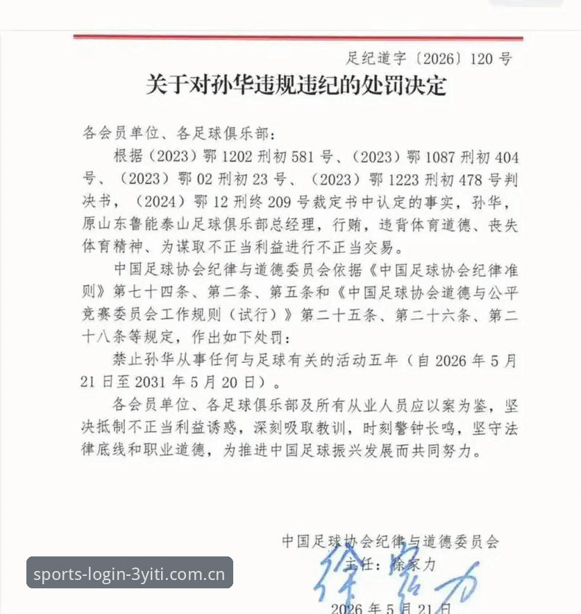 三亿体育官方平台 中国足协第三批禁足名单解读教程——三亿体育官网带你深度分析67人违规处罚全貌